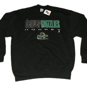 Denver Grizzlies IHL Hockey Vintage 90s Crew Neck Salem Sweatshirt Mens sz. XL
